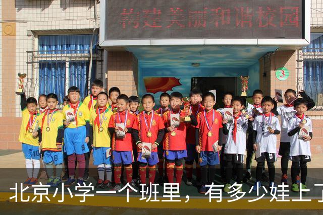 北京小学一个班里，有多少娃上了课外班？