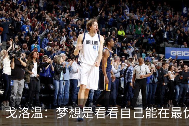 戈洛温：梦想是看看自己能在最优秀的球员面前达到什么水平